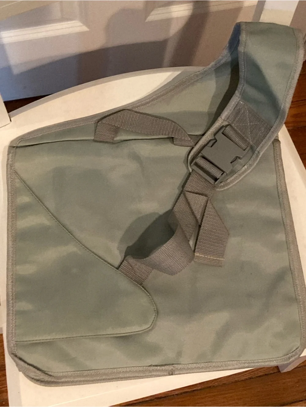 Gray & Blush Striped Massager Bag